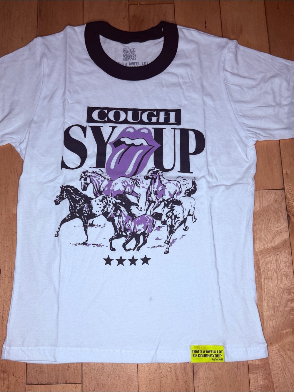 thats A awful lot of cough syrup Horse Ringer T-Shirt Women’s L
